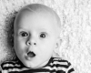 Fotoshoot baby fotostudio Deventer babyfotograaf Grietje Mesman portret zwart-wit
